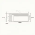 20-foot trailer dimensions illustration