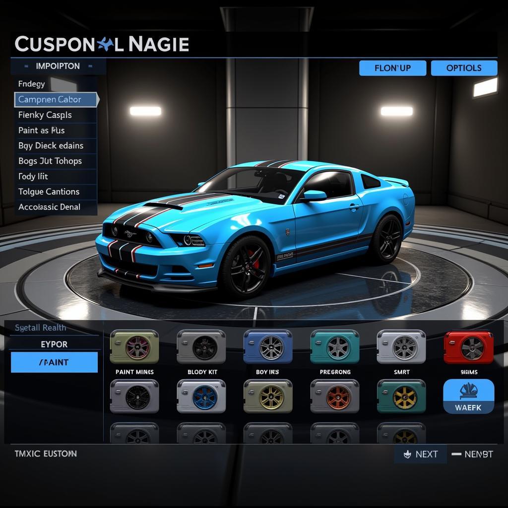 Customizing the 2014 Mustang in Need for Speed