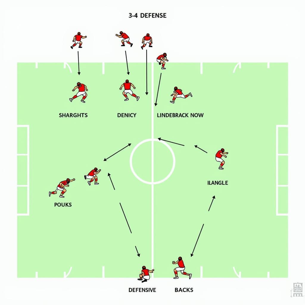 3-4 Defense Formation Diagram