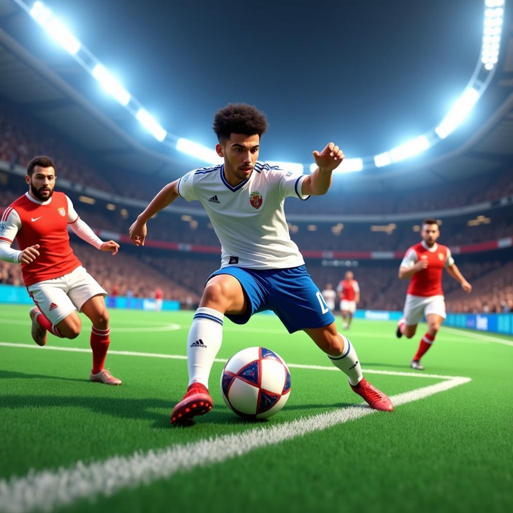 3D Futsal Gameplay Screenshot