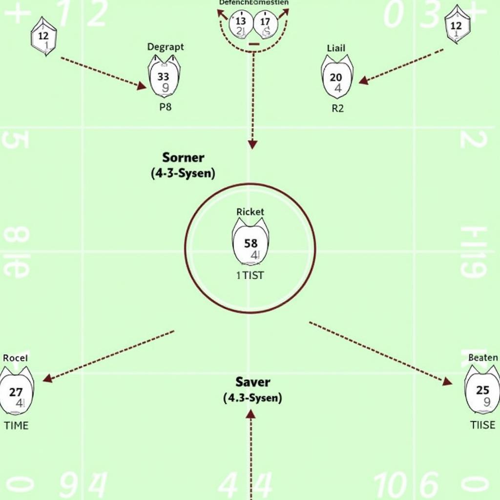 4-3 Defense Formation Diagram