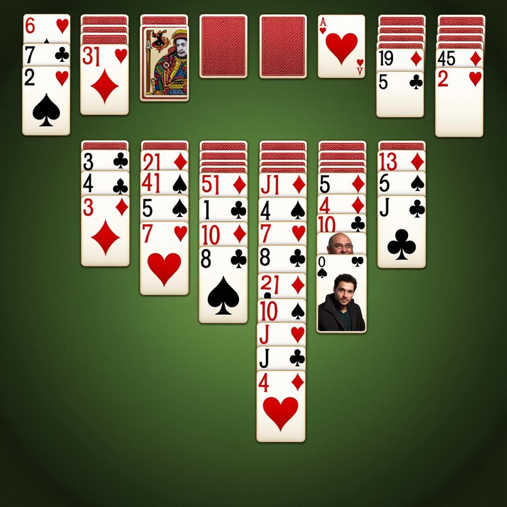 6 Peaks Solitaire Winning Game