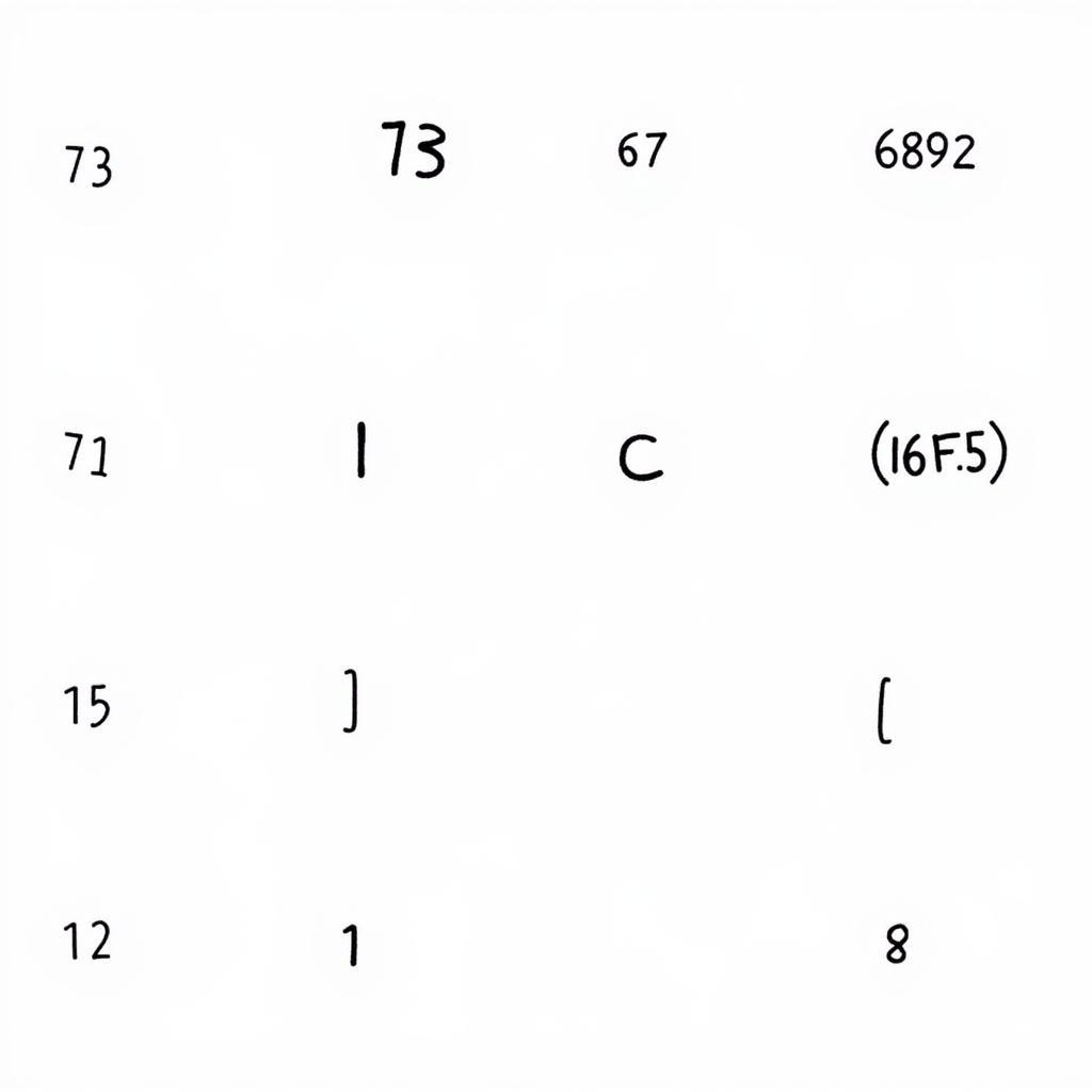 ASCII Code Representation of 73 67 6