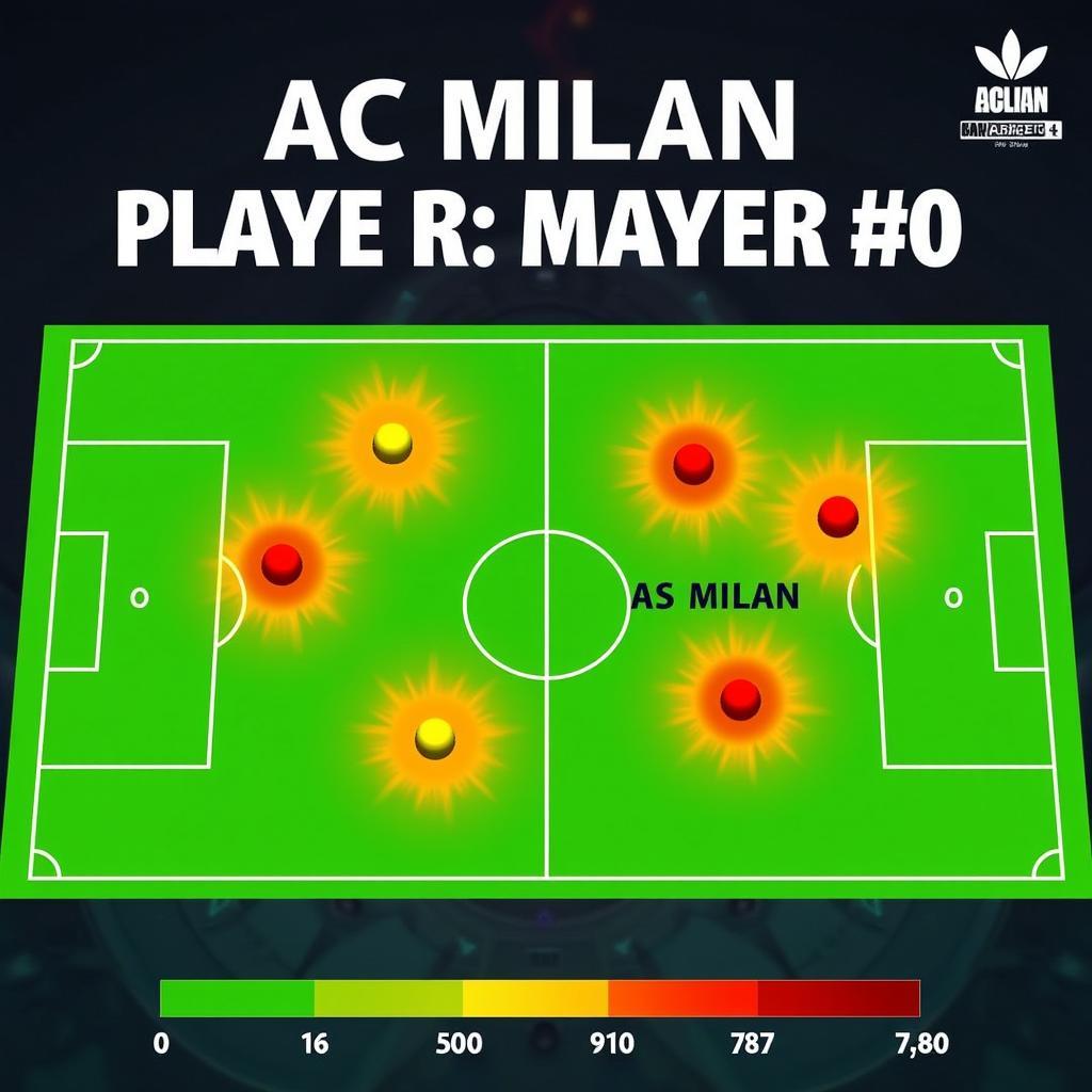 AC Milan Player Heat Map - Roma Match