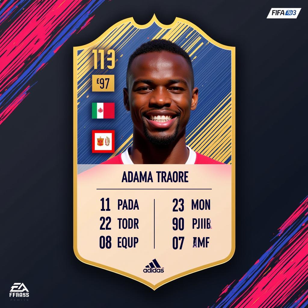 Adama Traore FIFA 23 player card