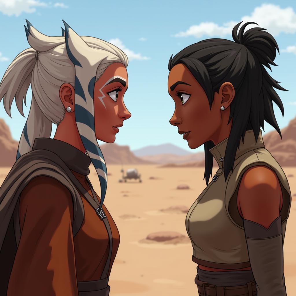 Ahsoka and Sabine reunite in the new series