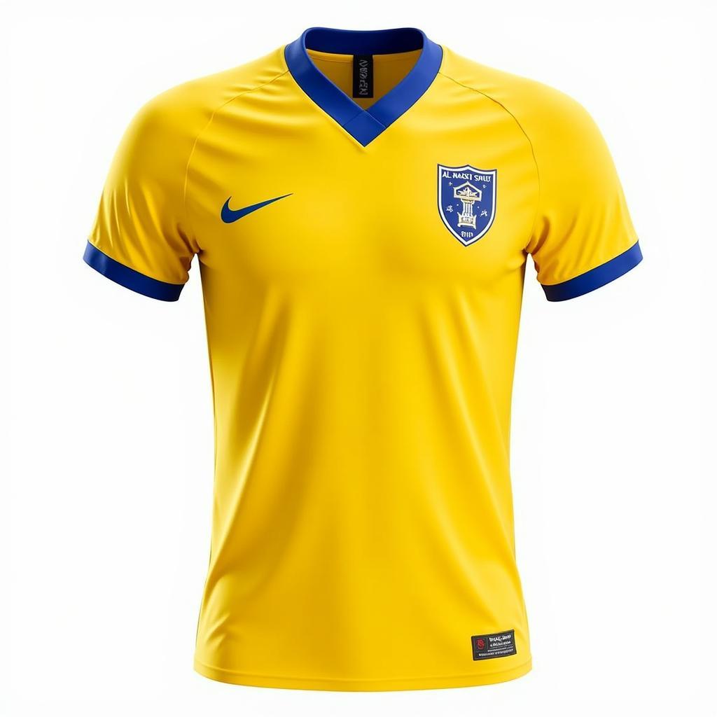 Al Nassr home kit showcasing its classic design and Nike logo