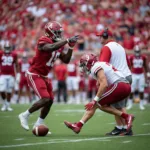 Alabama Crimson Tide Practice Session