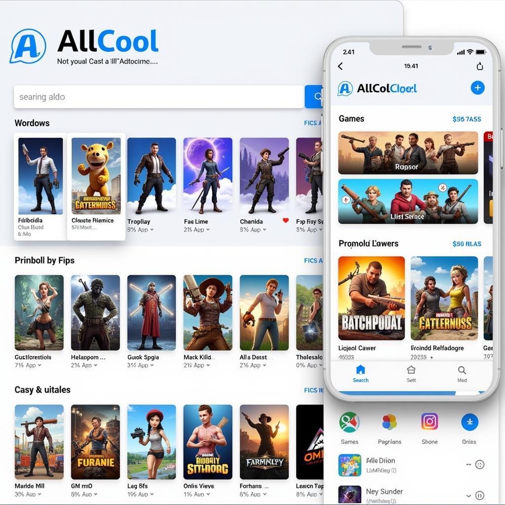 Mobile games available on AllCool