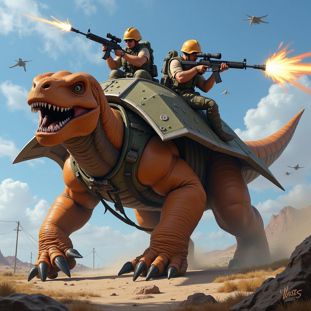 Utilizing an Altisaur for a combat advantage in Apex Legends