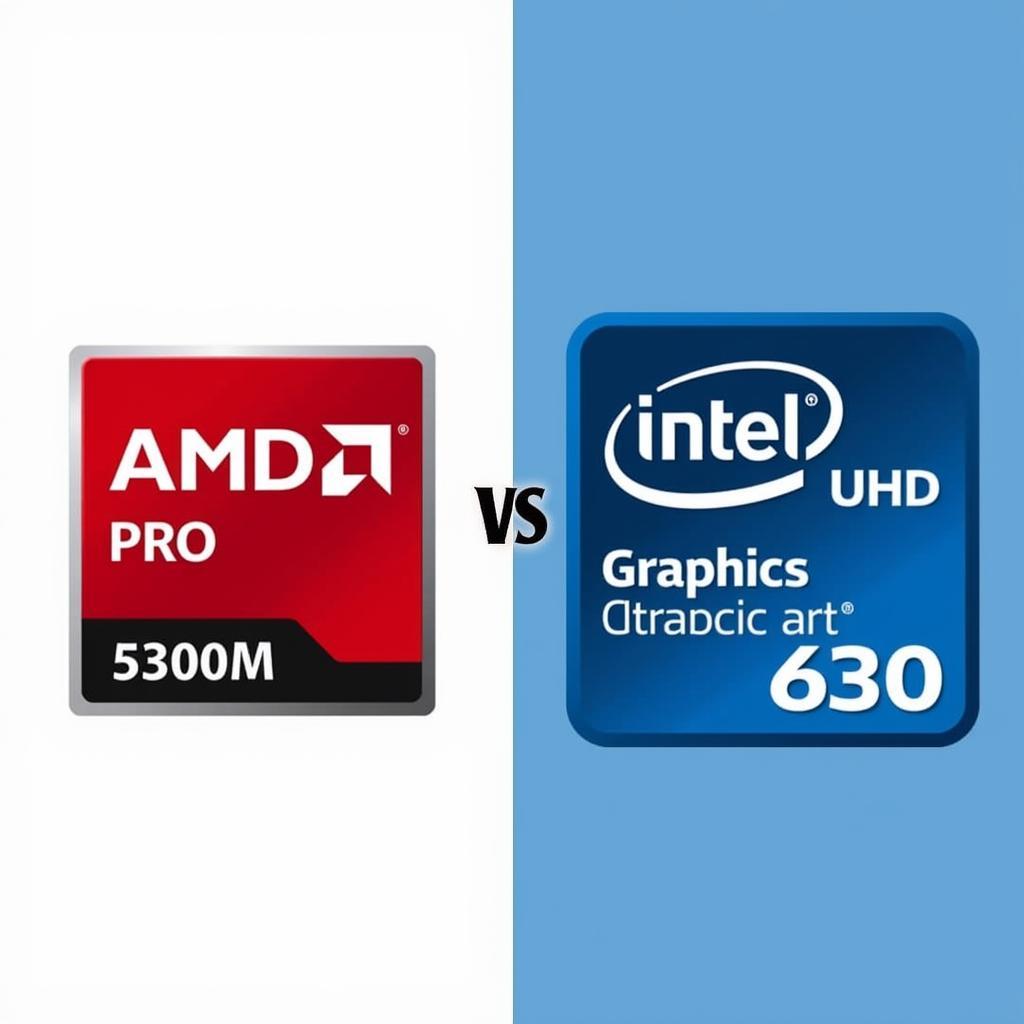 AMD Radeon Pro 5300M vs Intel UHD Graphics 630 GPUs