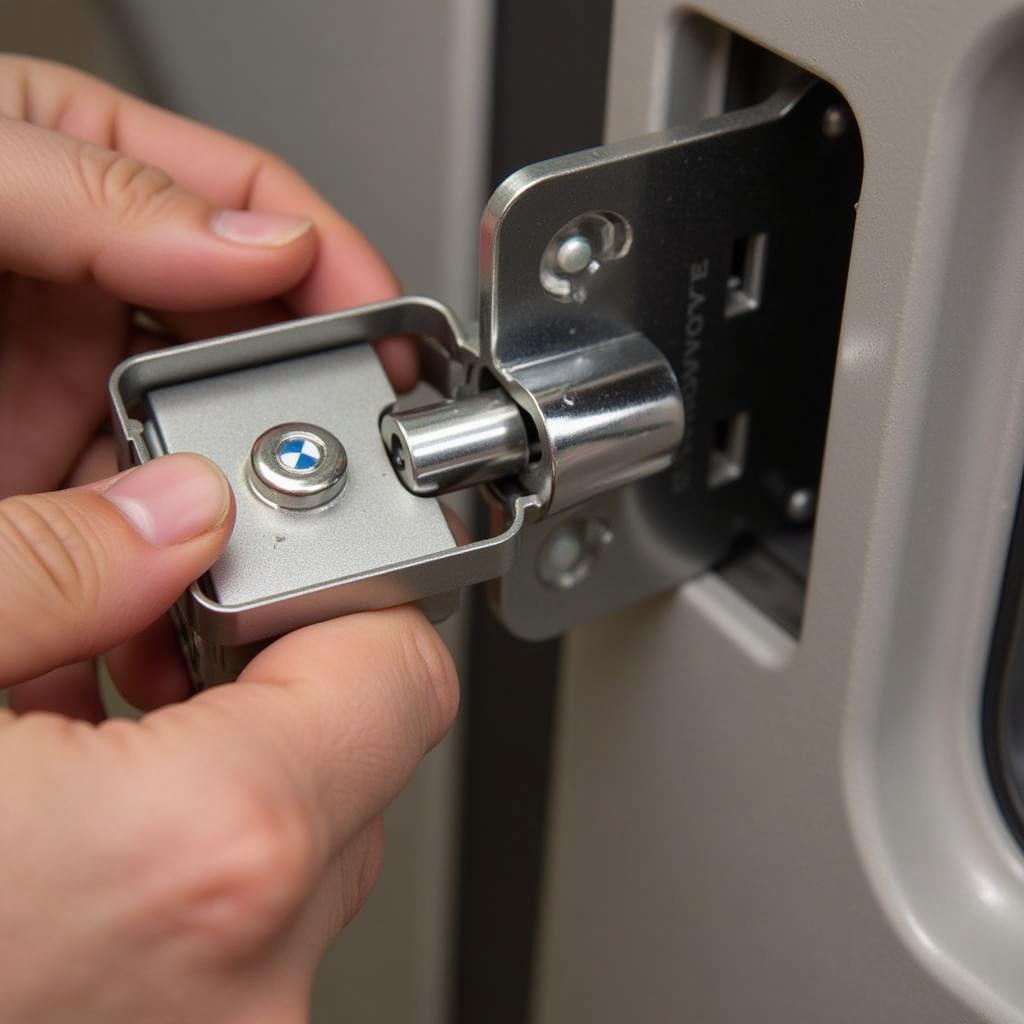 Installing an ammo can lock kit