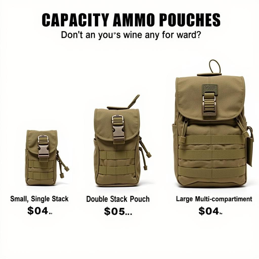 Ammo Pouch Capacity Comparison