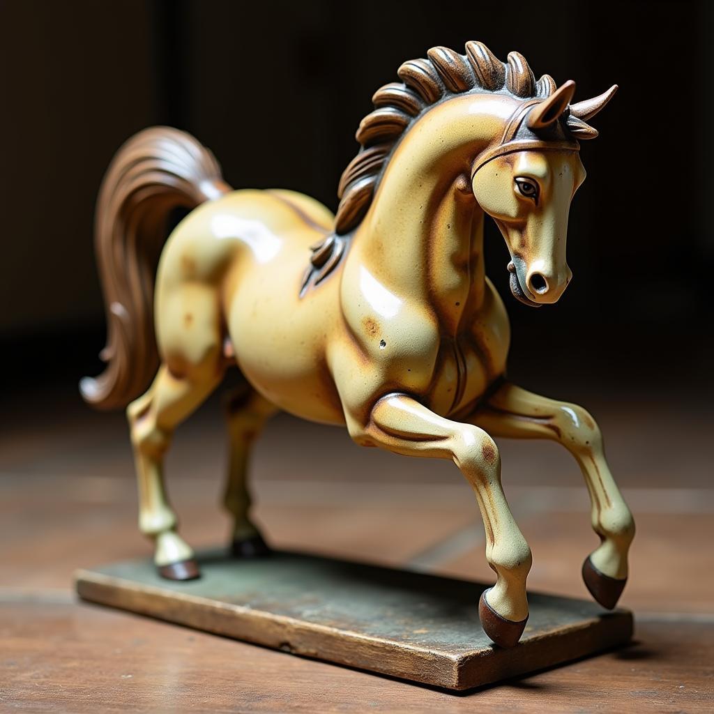 Antique Wonder Horse Figurine