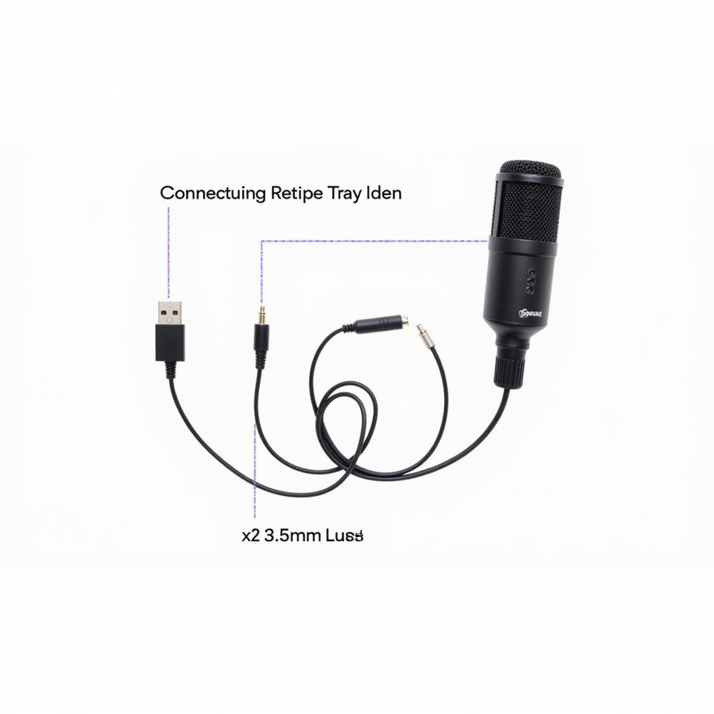 Different ways to connect Apex 460 microphone