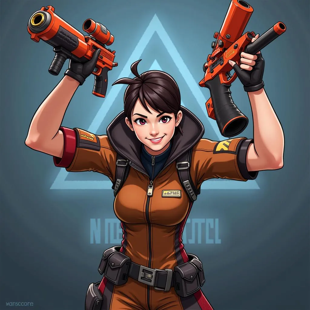 Apex Legends Character with New Skin from Code