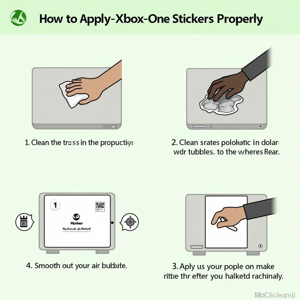 Steps to Apply Xbox One Stickers