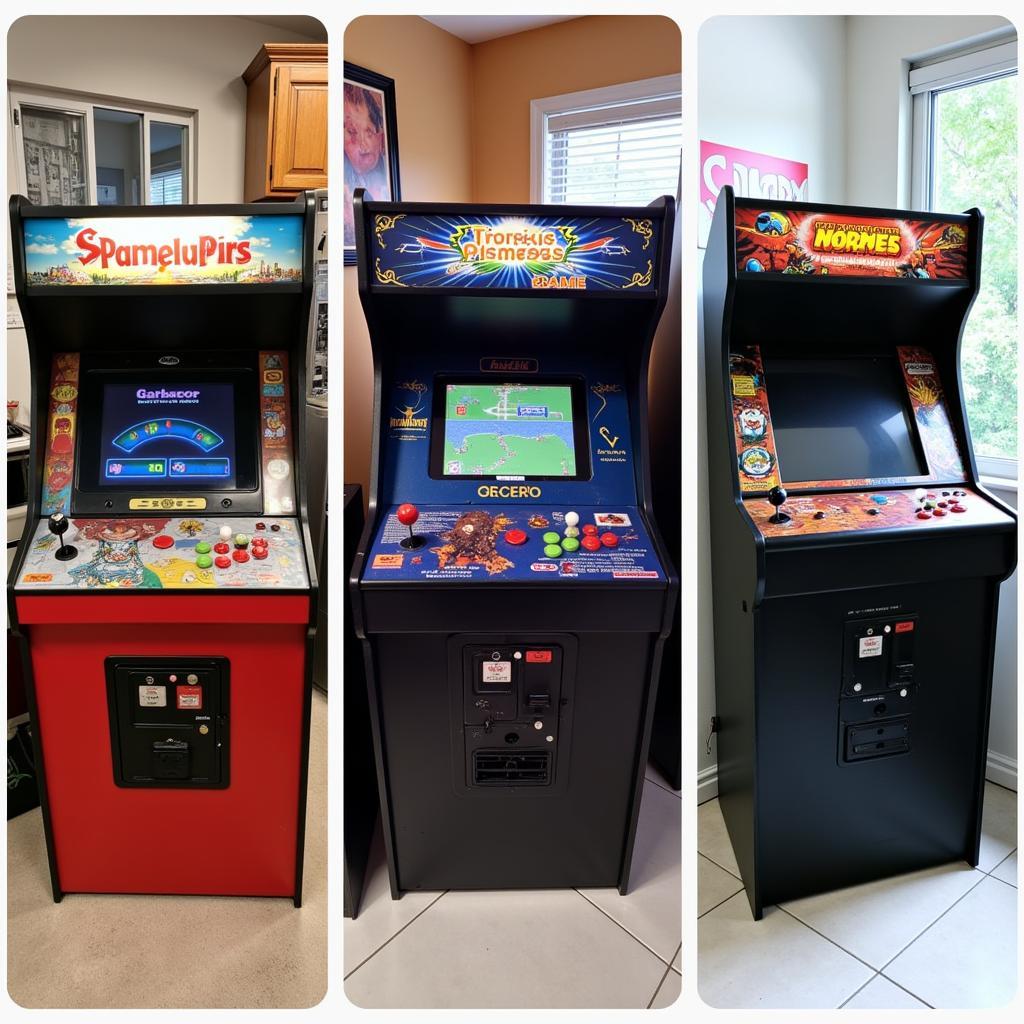 Comparing different arcade cabinets