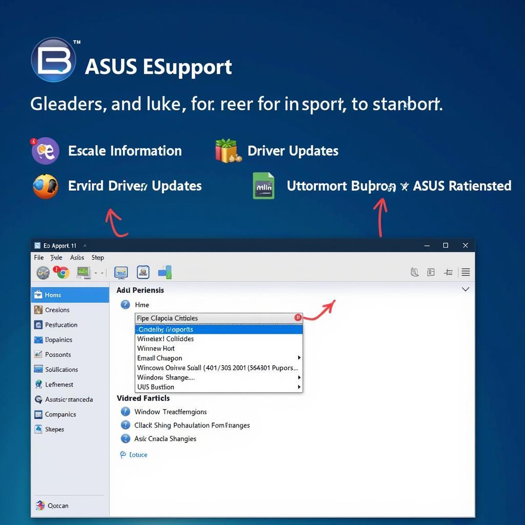 ASUS ESupport Interface