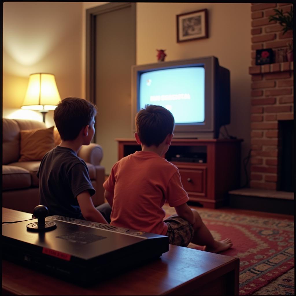 Atari Console in a Brazilian Home, 1980s