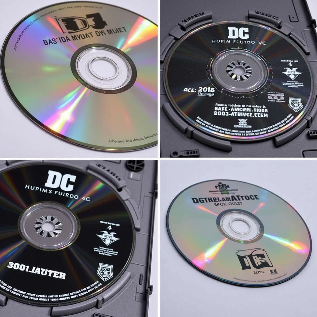 Authentic DC 4 Game Disc and Case