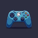 Game controller with autosave icon