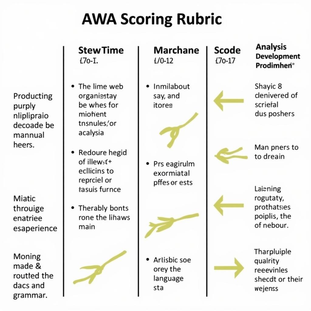 AWA Scoring Rubric