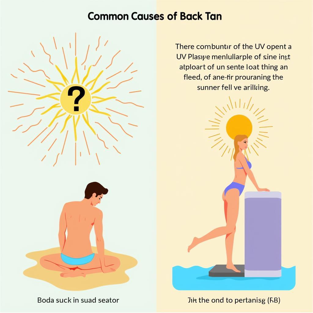 Causes of Back Tan