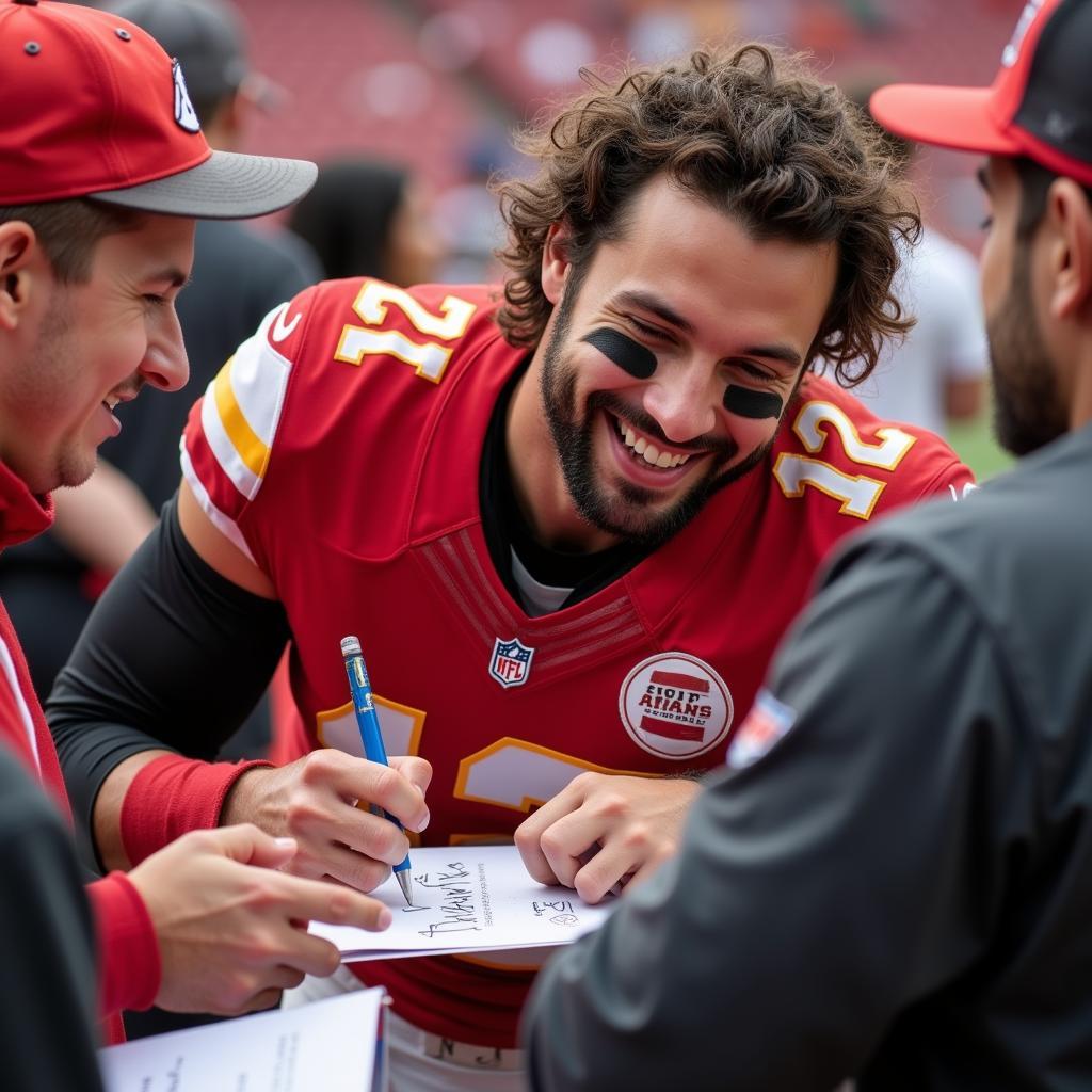 Baker Mayfield Interacting with Fans