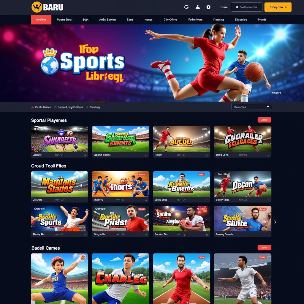 Baru Sports Mobile Game Library