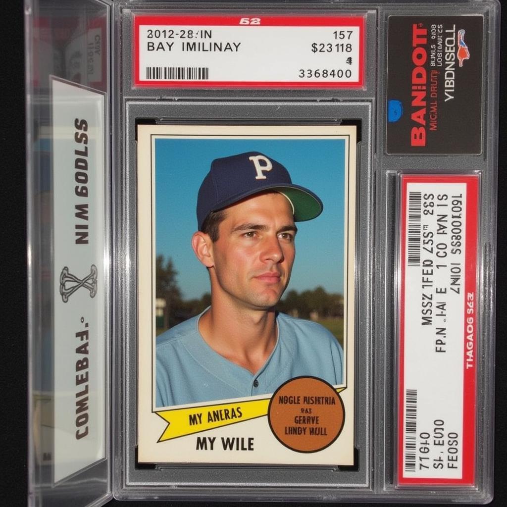 Example of a professionally graded Baseball Immortals baseball card showcasing the importance of card condition in determining value