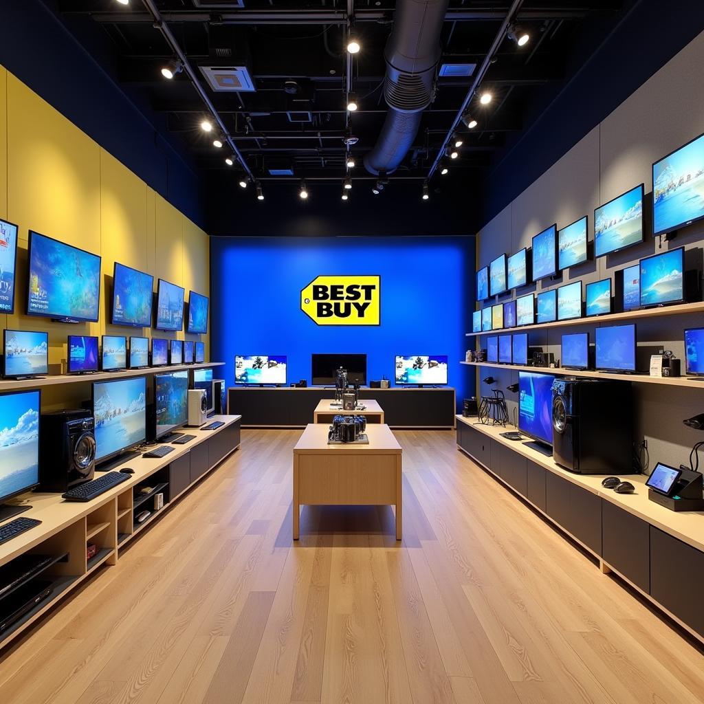 Best Buy storefront in Vancouver