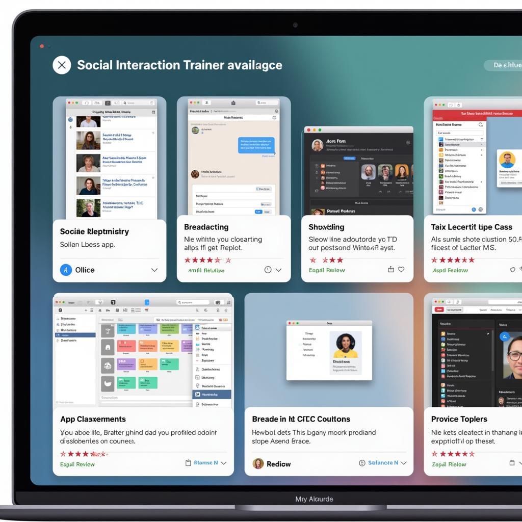 Top social interaction trainer apps on a Mac