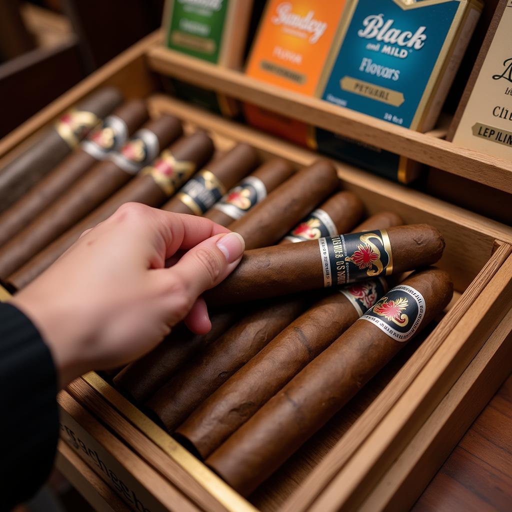 Selecting Black and Mild Cigars