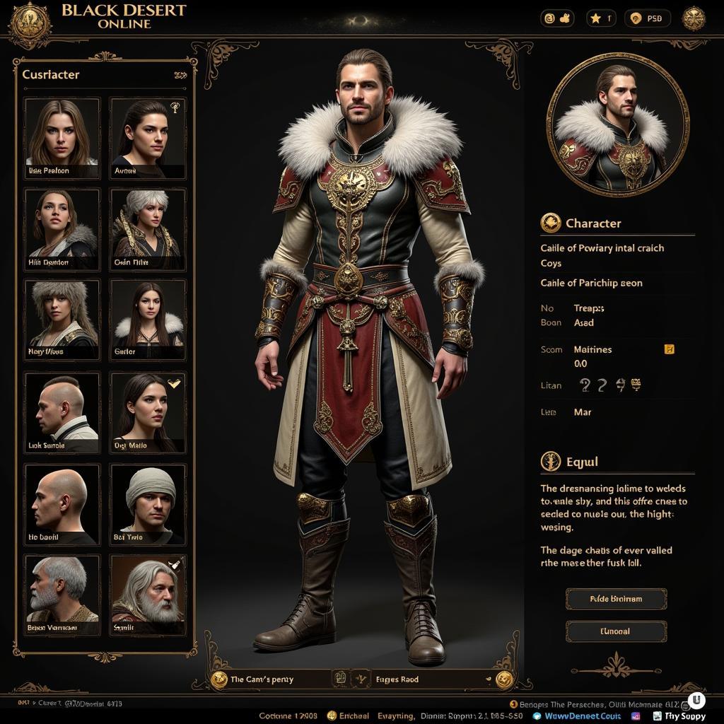 Black Desert Online Character Creation