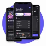 Black Star Network App Interface