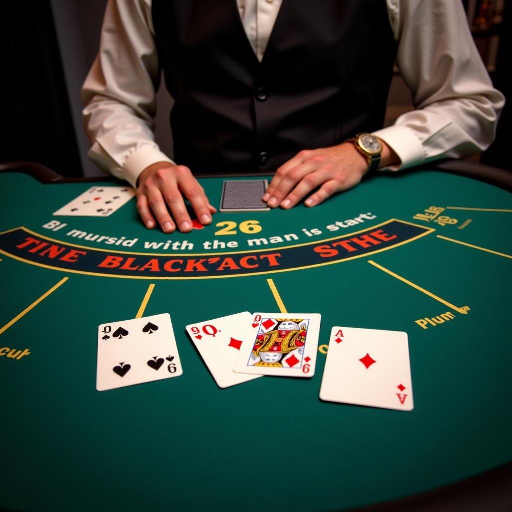 Blackjack Table - Dealer Bust