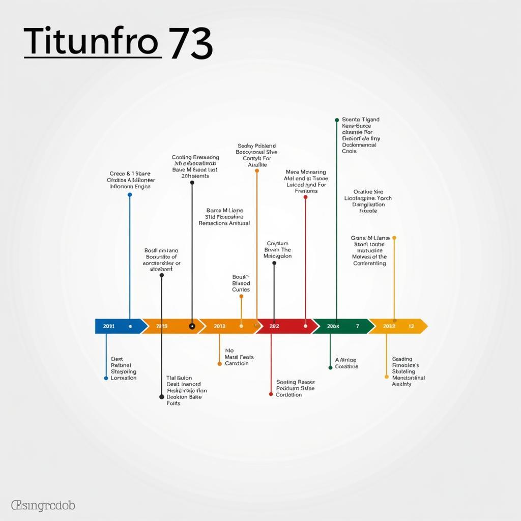 Depiction of the term "Blanco 73" transforming and evolving over time