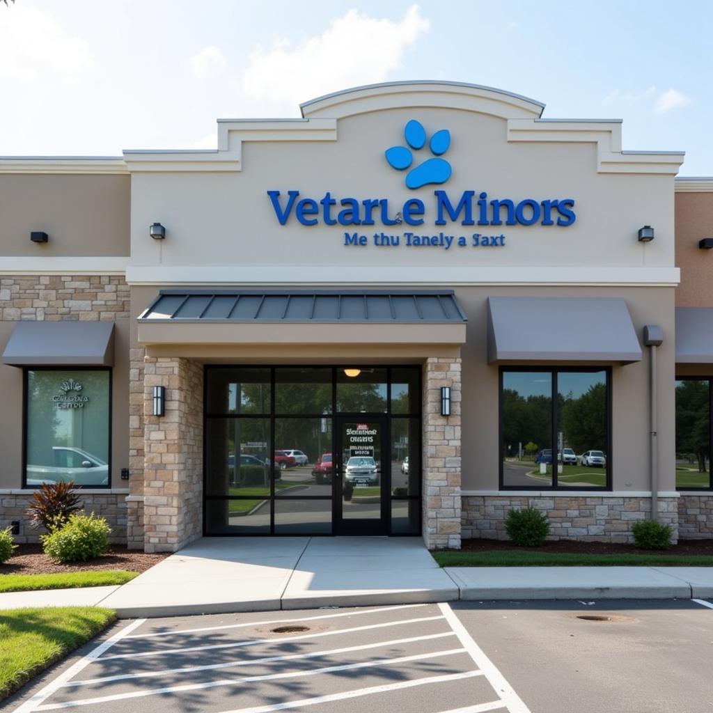 Veterinary Clinic with Blue Star Logo