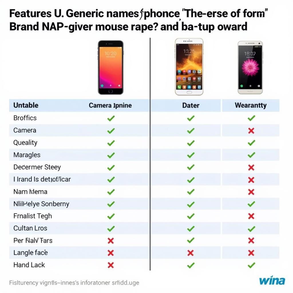 Brand Electronics Comparison Chart