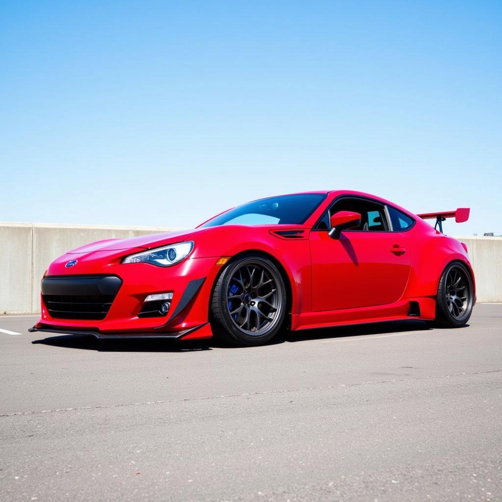 Subaru BRZ with Pandem Widebody Kit