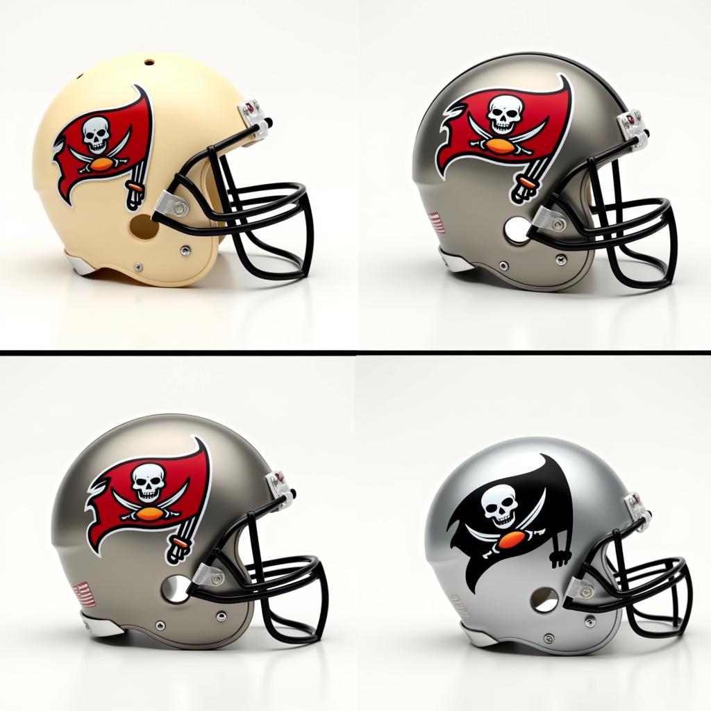 Buccaneers Helmet Evolution: From Creamsicle to Pewter