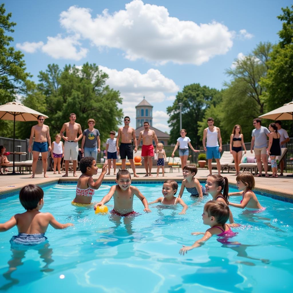 Pool Party at Cadence Park Pool