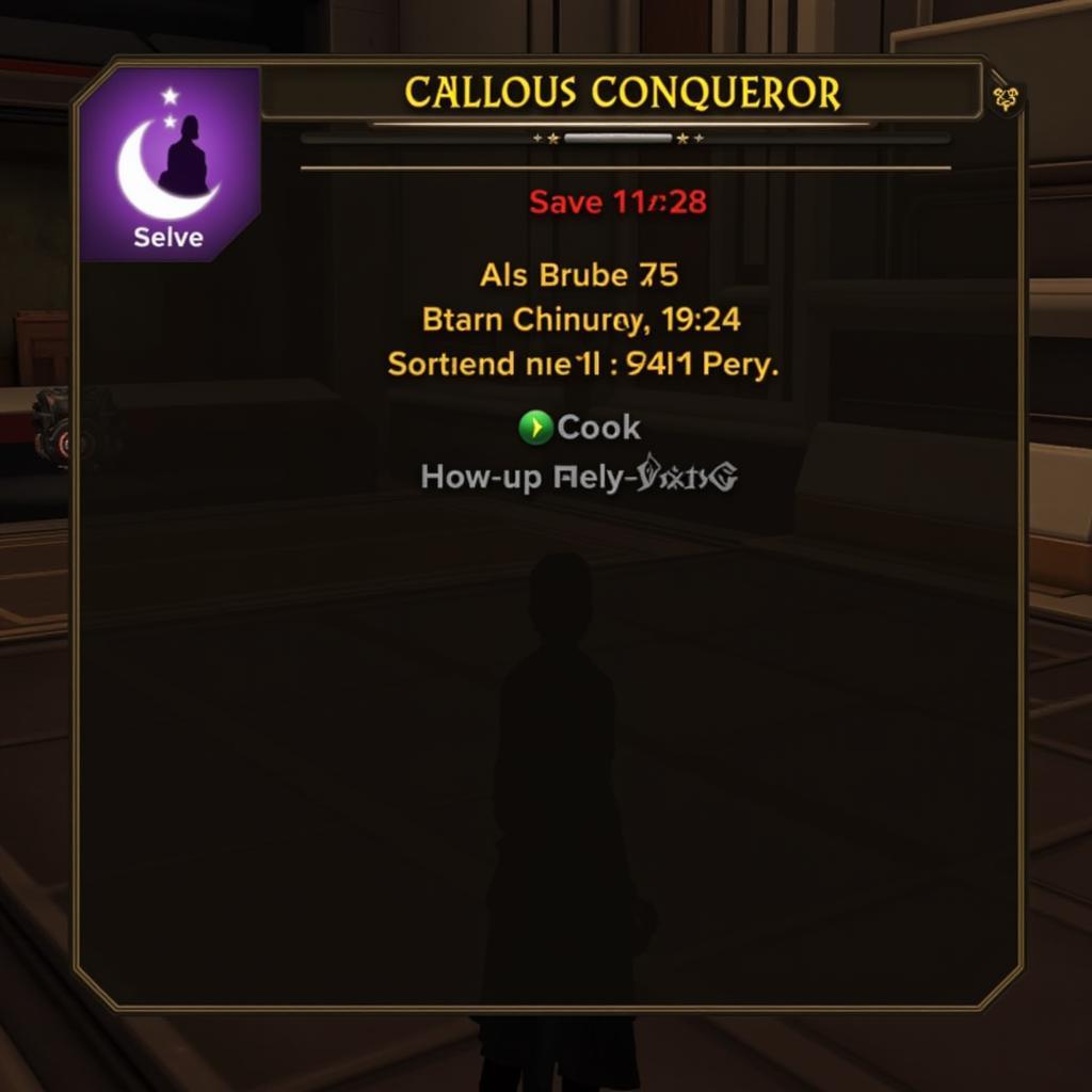 SWTOR Callous Conqueror Title Display