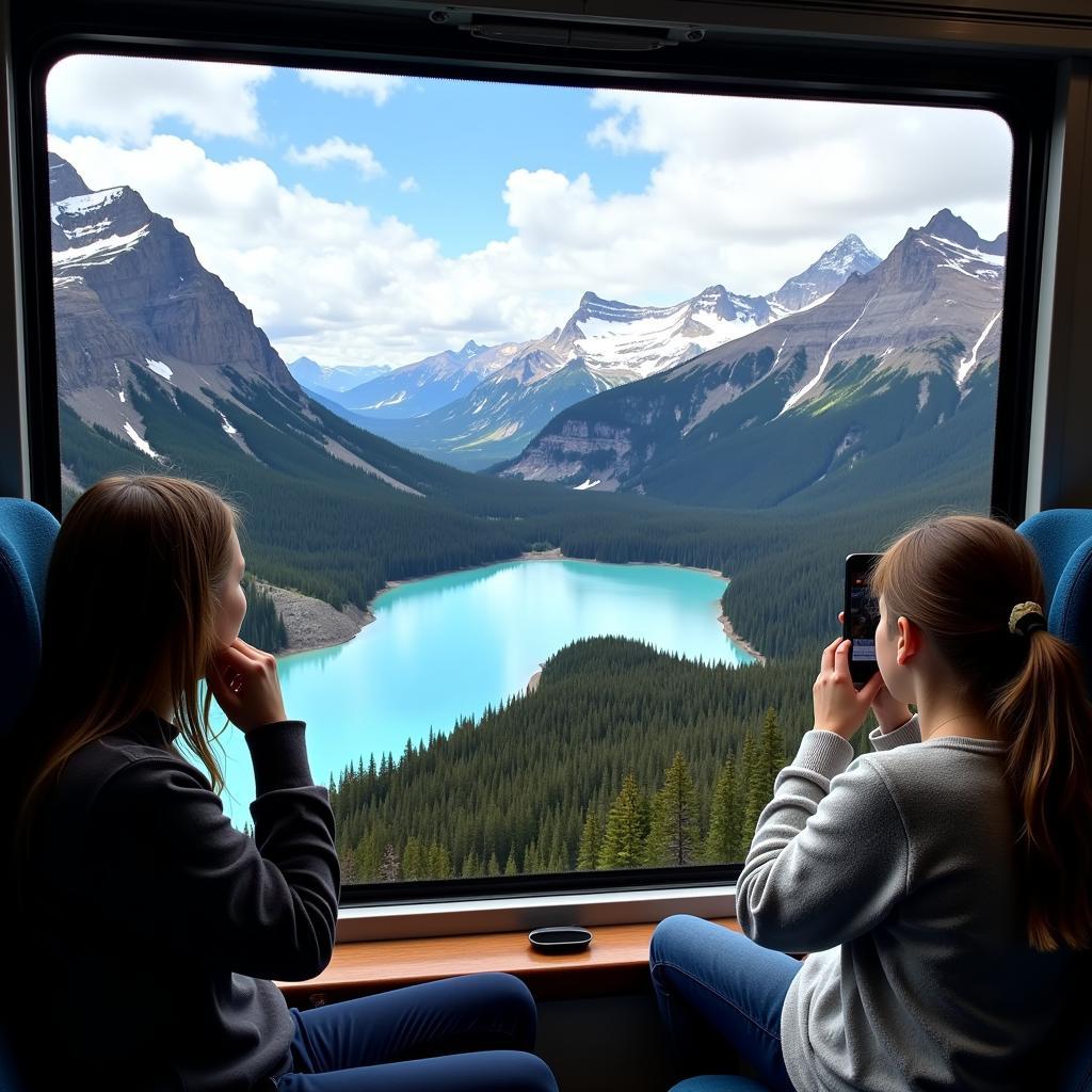 Canadian Rockies Train View