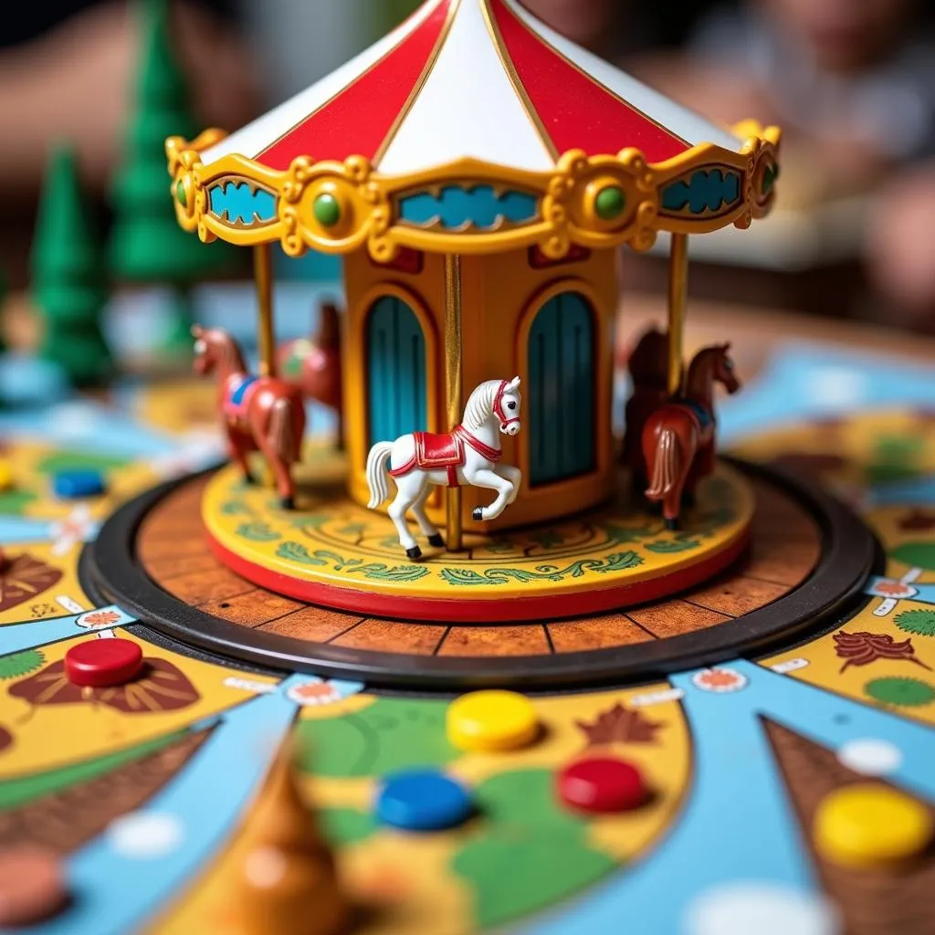 Carousel Board Game Components