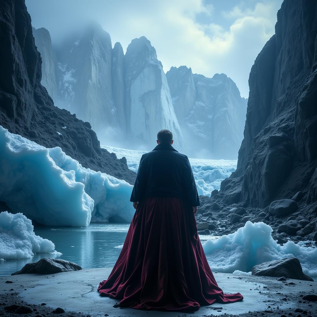 Caruso Iceland: An Opera Singer Performing Amidst Glaciers