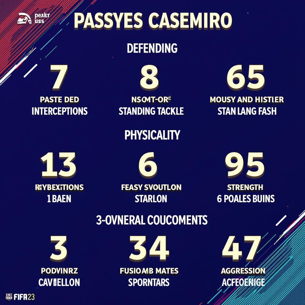 Casemiro FIFA 23 In-Game Stats