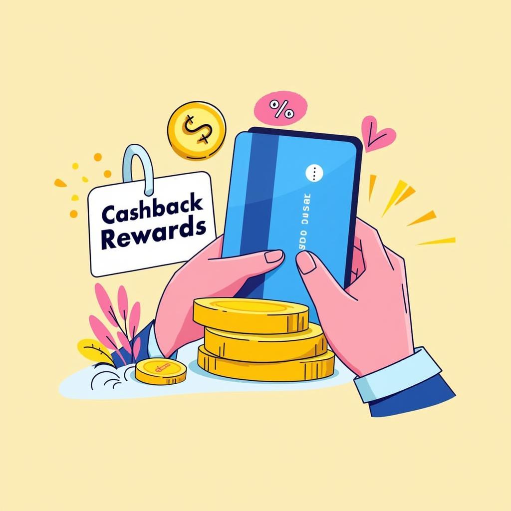 Cashback credit card illustration