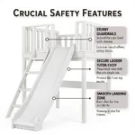 Castle Loft Bed with Slide: Key Safety Features